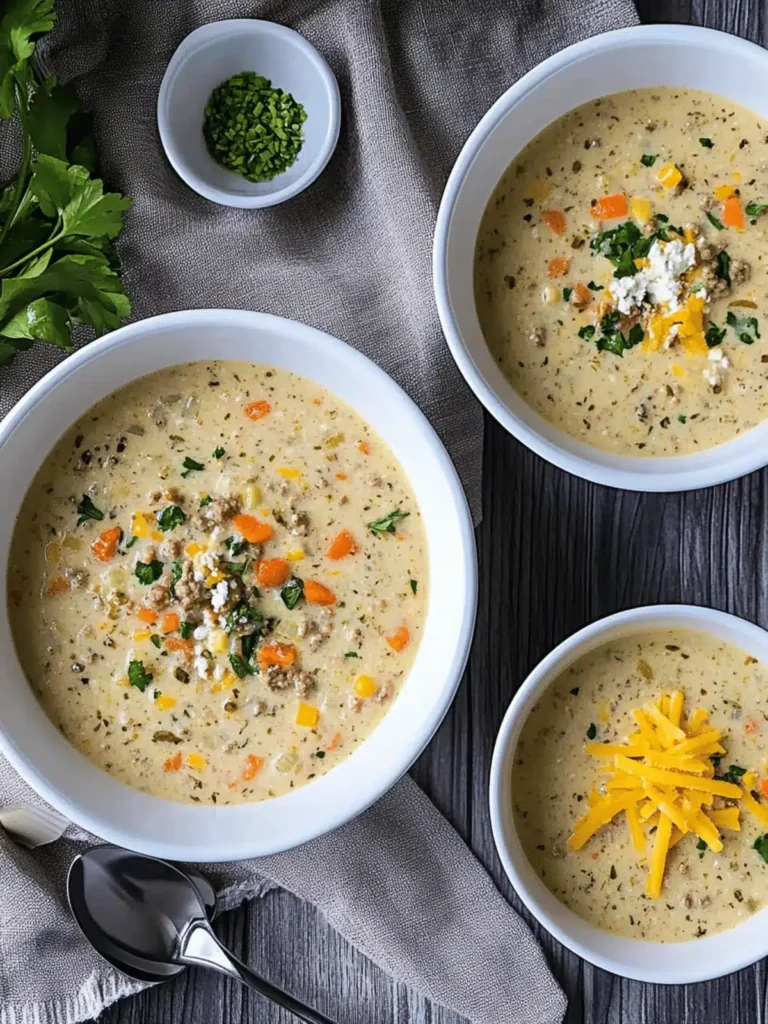 The Best Ever Cheeseburger Soup: Comfort in Every Bowl