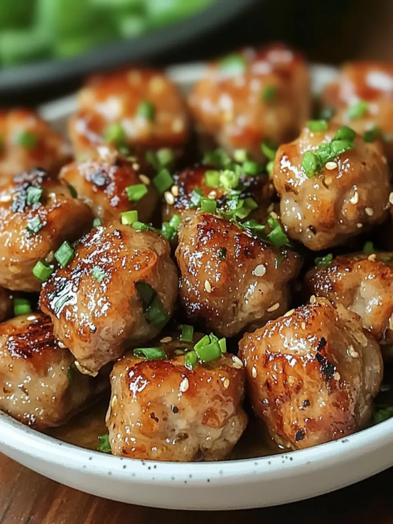 Garlic Pork Bites: Savory Bites for Your Next Gathering